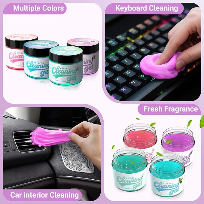 ASFSKY Car Cleaning Gel Cleaning Putty Universal Dust Cleaning Car Interior - Image 3