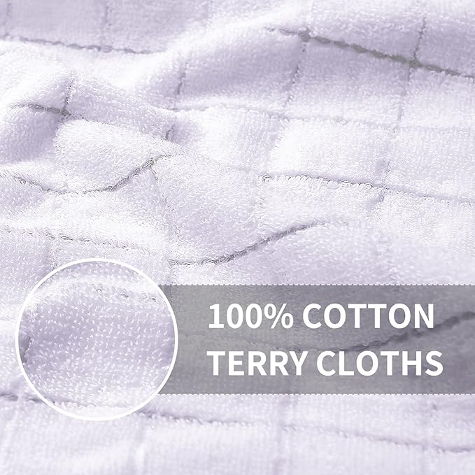 Homaxy 100% Cotton Terry Kitchen Towels, Checkered Designed, Soft and Super - Image 2