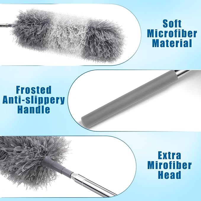 Tanlade 12 Pcs Microfiber Feather Duster - Image 3