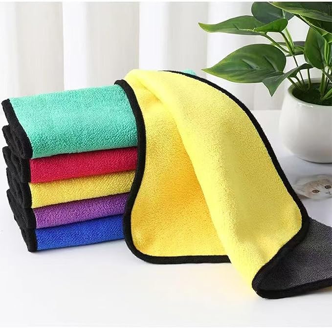 10 Pack Premium Microfiber Towels Coral velvet Washing and Detailing Towels - Image 6