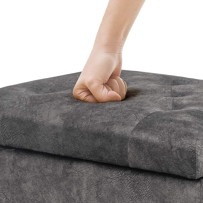 Joveco 24" Rectangular Ottoman - Image 7