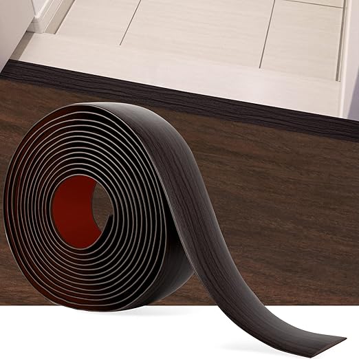16.4Ft Floor Transition Strip Self Adhesive Vinyl Cover Floor Strip Flat by MYFAMIREA