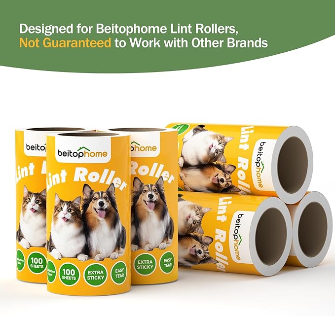 Lint Roller Refills Only, 600 Sheets Lint Rollers - Image 3