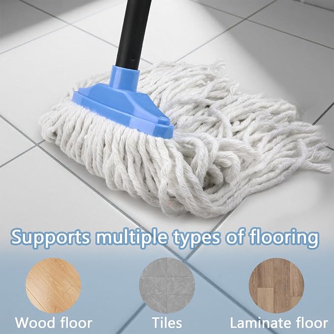 Indoor Cotton Mops for Floor Cleaning - Image 4