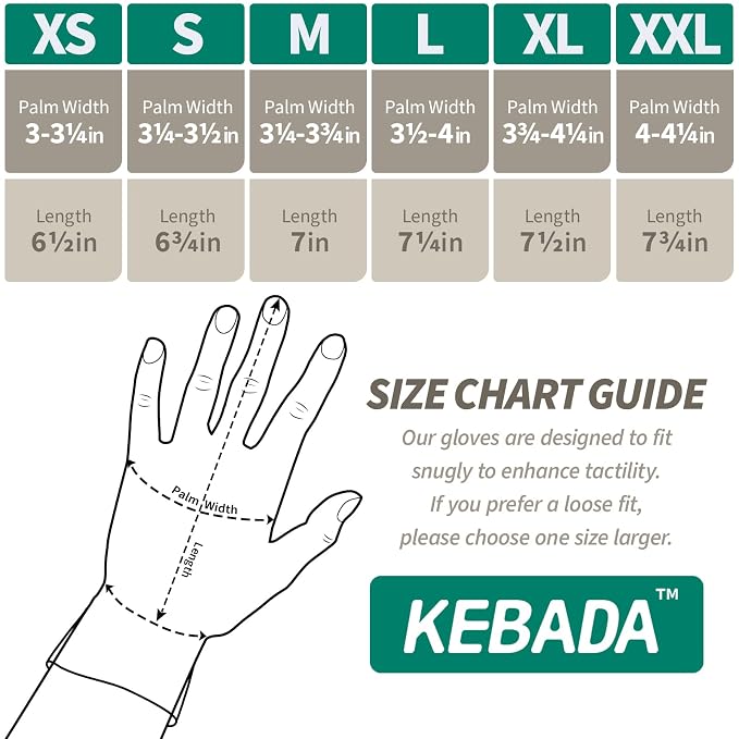 Kebada Safety Work Gloves, 120 Pairs Bulk Pack, Touchscreen, PU Coated - Image 6