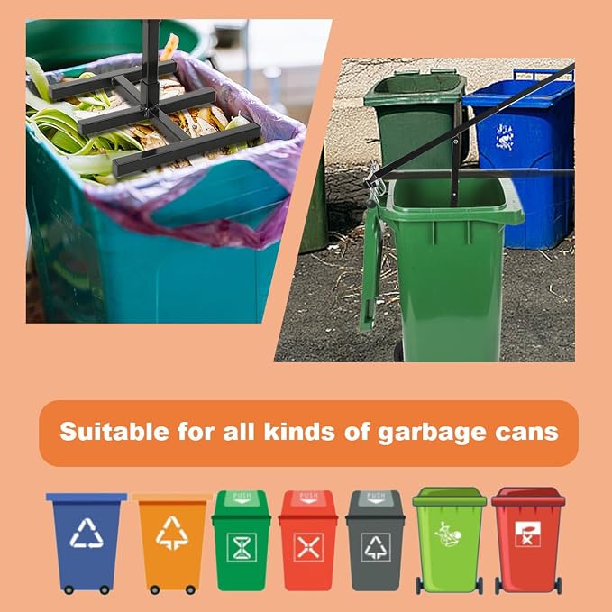 ECUTEE Manual Trash Compactor Touchless Manual Cardboard Trash Compactor - Image 5