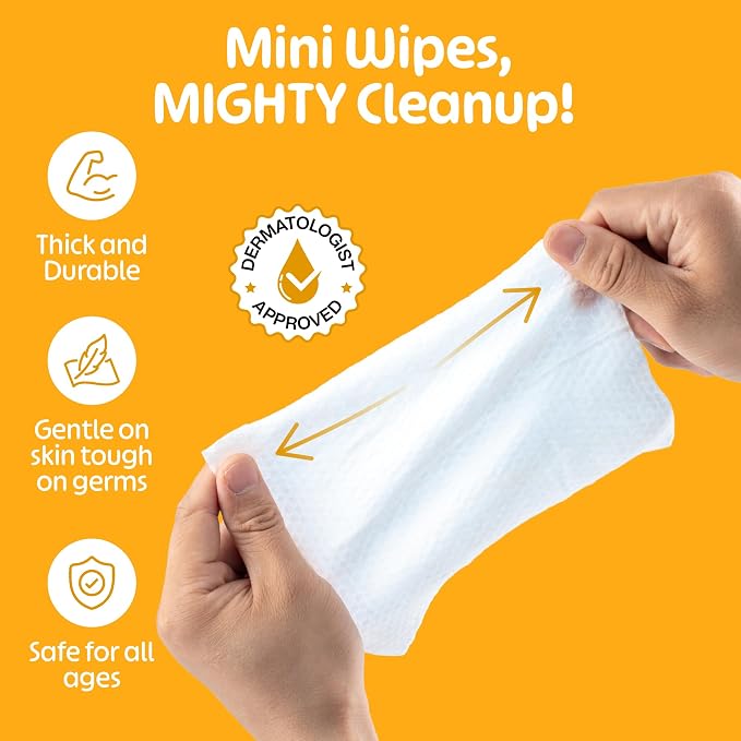 Fomin Mini Hand Sanitizer Wipes 16 Pack - Image 4