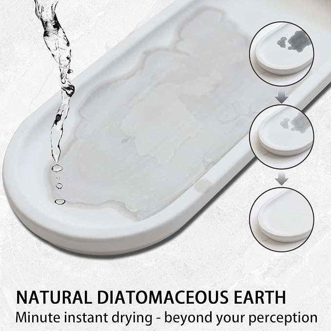 Diatomite Sink Caddy for Kitchen Organizer, Quick Dry Holder for Sponge - Image 2