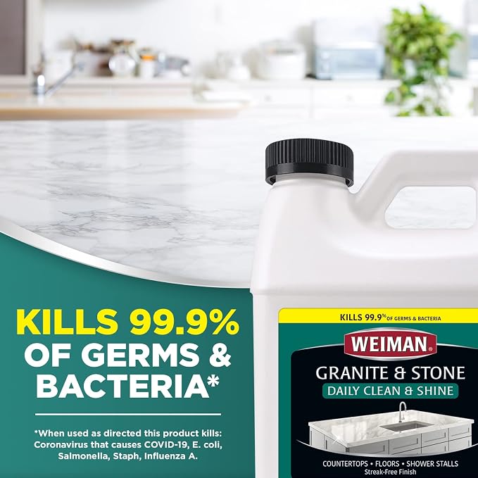 Weiman Disinfecting Granite Cleaner & Polish Value Pack - 24 oz Spray Bottle - Image 7