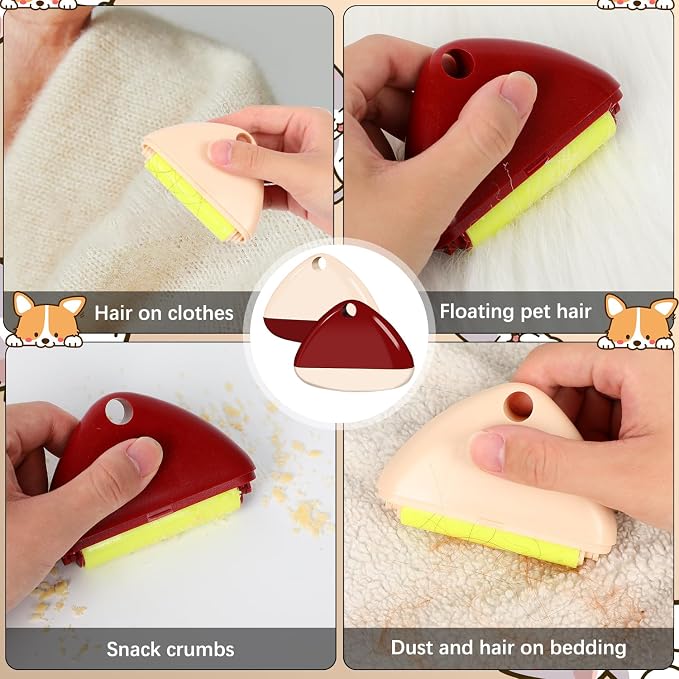 Good Life Lint Roller, Reusable Mini Lint Roller Pet Hair Remover, Portable - Image 4