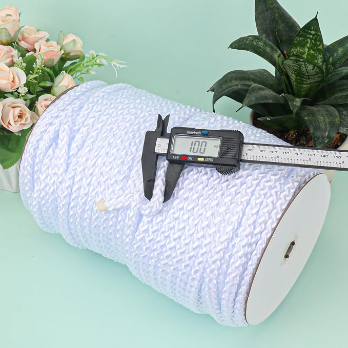 3/8 Inch White Polyester Rope - Image 6