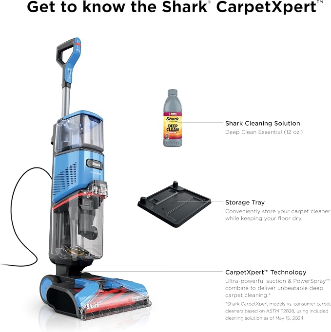 Shark CarpetXpert Upright Carpet & Area Rug Cleaner, Lightweight & Powerful - Image 7