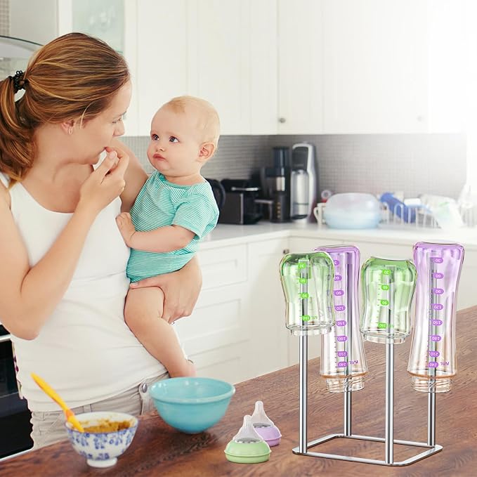 Water Bottle Drying Rack, Stainless Steel Bottle Dryer Rack, Baby Bottles Rack - Image 6