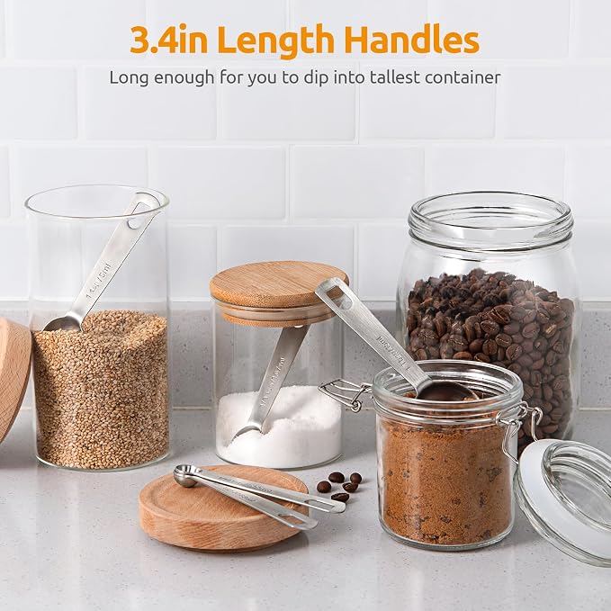 U-Taste Teaspoon Tablespoon Measuring Spoons: 18/8 Stainless Steel Measure - Image 7