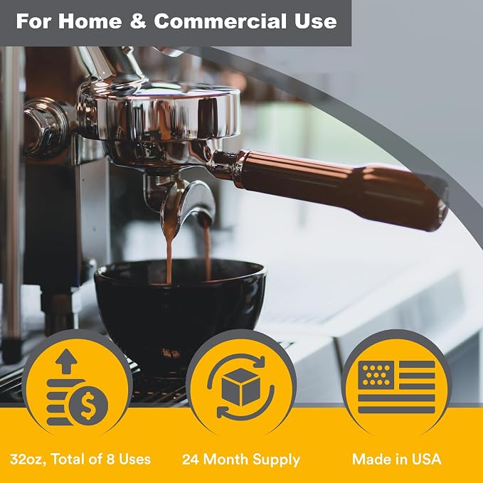 Coffee Machine Descaler - 32oz - Compatible - Coffee and Espresso Machine - Image 4