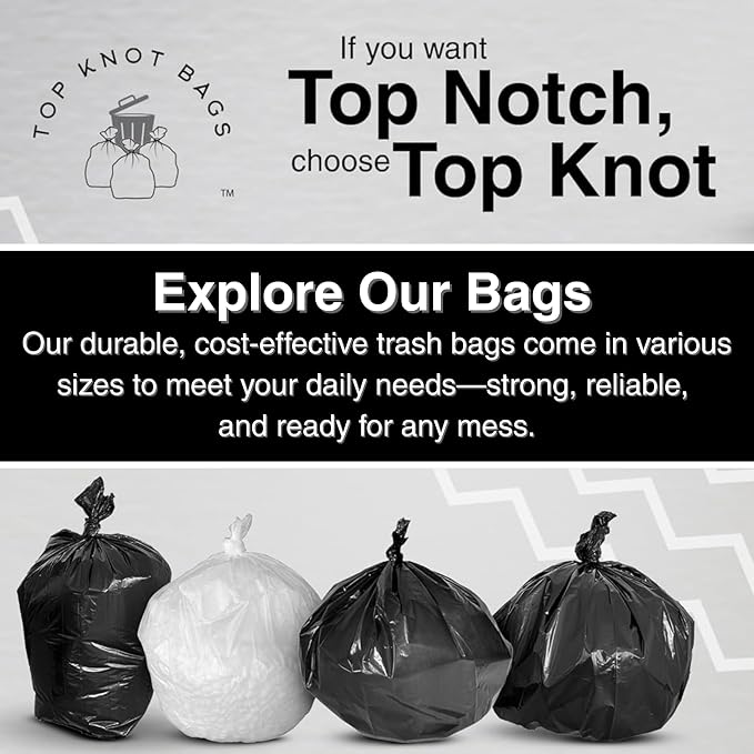 45 Gallon Garbage Trash Bag 40X46" 1.5 Mil Black 100 Count Can Liner Bulk 40 - Image 8