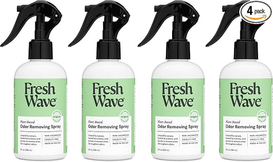 Fresh Wave Odor Eliminator Spray & Air Freshener, 8 oz., Safer Odor Relief by FreshWave