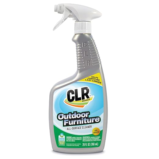 CLR Brands Outdoor Furniture Cleaner, 26 oz. Spray Bottle, Cleans Outdoor by CLR