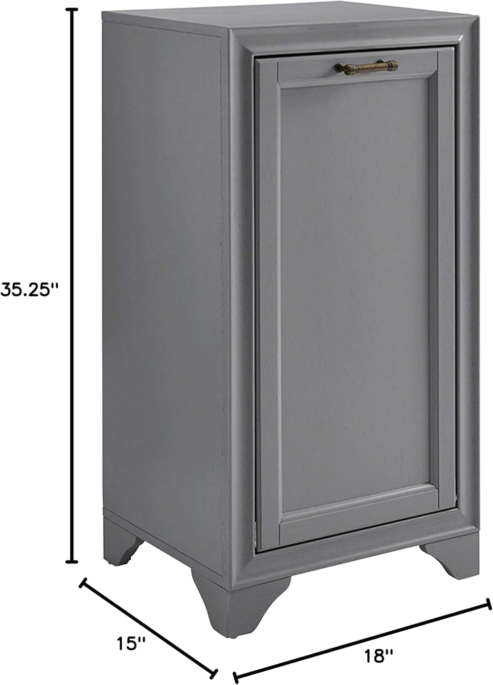 Crosley Furniture Tara Laundry Hamper, Linen Sorting Bag