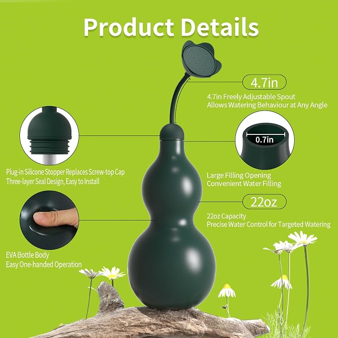 Squeeze Bottles for Plants, 22oz Small Watering Can for Succulent, - Image 4
