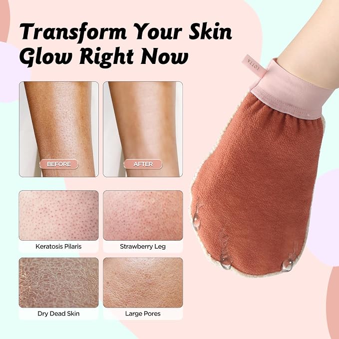 LOTTA Dual-Sided Exfoliating Gloves - Image 5