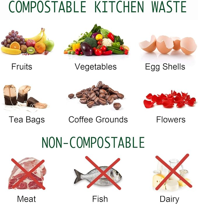 Compost Bin, LALASTAR Countertop Compost Bin - Image 8