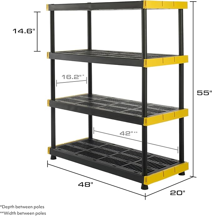 CX Black & Yellow, Shelving Unit and Heavy Duty Storage Containers, Extremely - Image 10