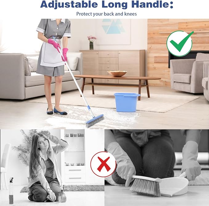 Floor Scrub Brush and V-Shape Grout Brush - Image 7