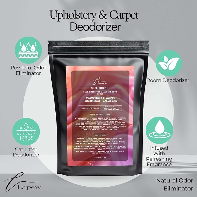 Spellbound Carpet Freshener Powder Refill 36 oz | Powerful Odor Eliminator - Image 3