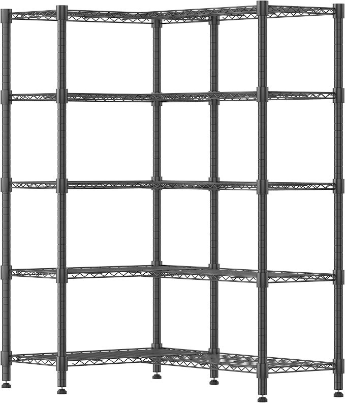 Himimi Storage Shelves-5 Tier Heavy Duty Wire Shelving Unit - Image 9