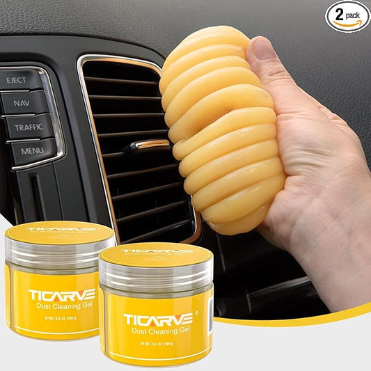 TICARVE 2Pack Cleaning Gel Car Putty Car Cleaning Putty Gel Auto Detailing Car by TICARVE