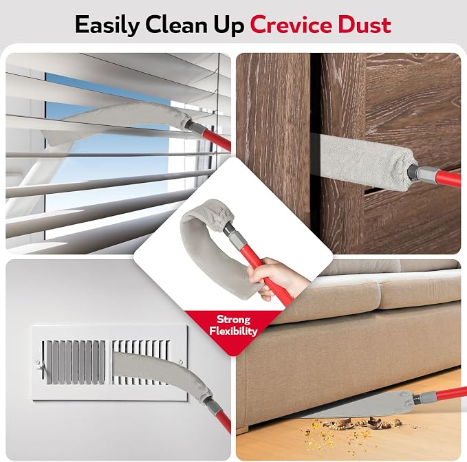 Ceiling Fan Cleaner Duster, 75‘’ Extendable Long Handle Ceiling Fan Blade - Image 6