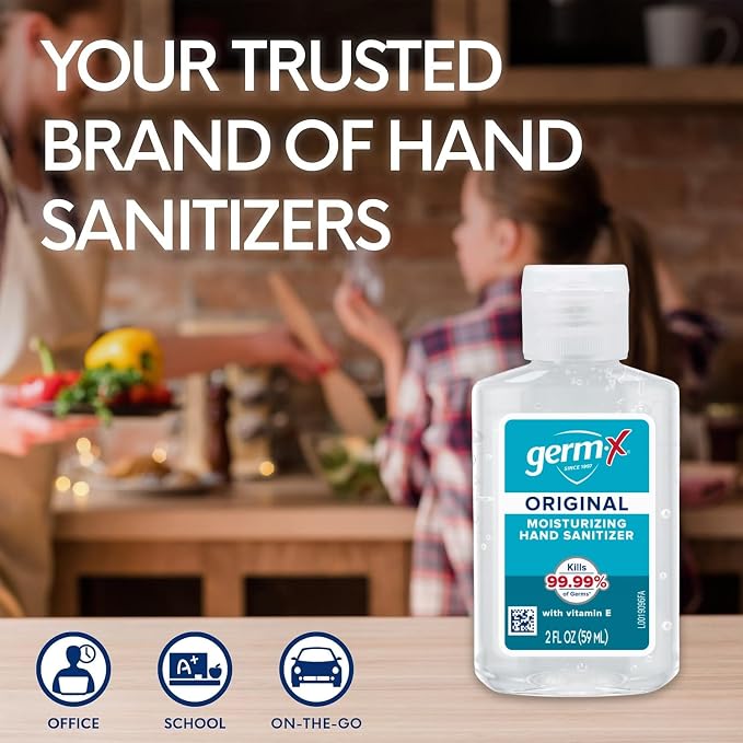 Germ-X Original Hand Sanitizer, Non-Drying Moisturizing Gel - Image 8
