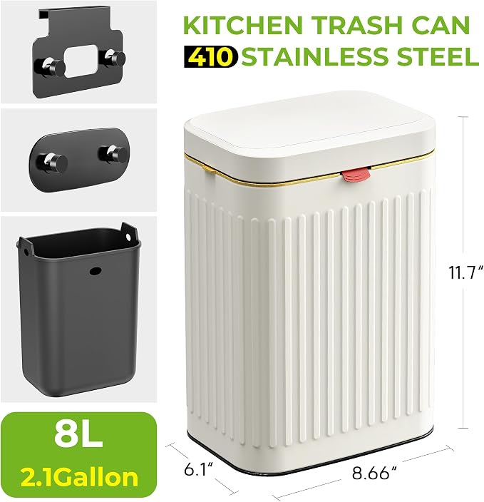 Kitchen Compost Bin Hanging Trash Can - Image 7