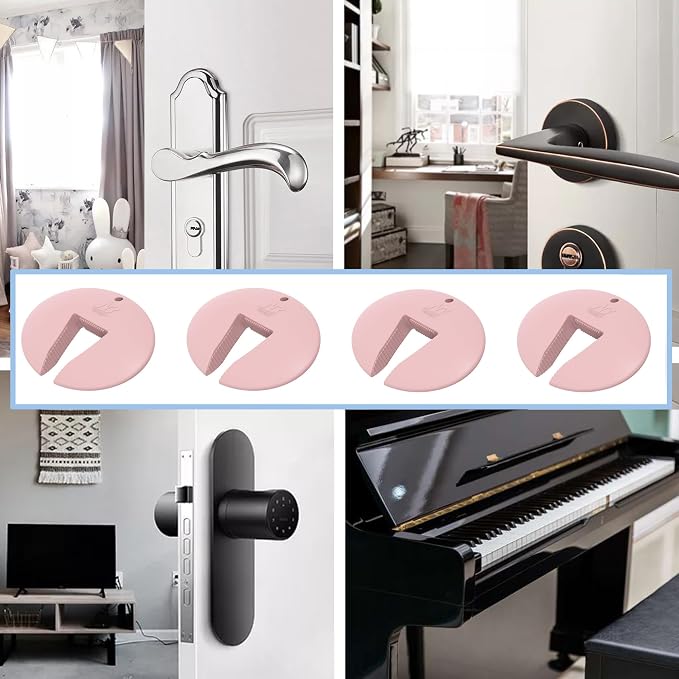 Silicone Door Pinch Guard and Door Slam Stopper, Durable Finger Pinch Guard - Image 8