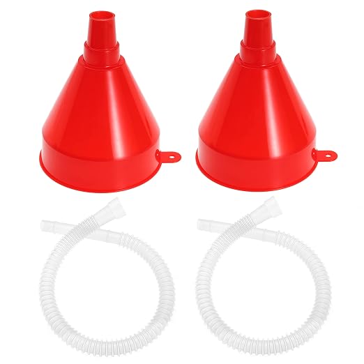 Flexible Fuel Funnel with Long Hose Plastic Small Wide Mouth Filling Funnel Car - Image 10