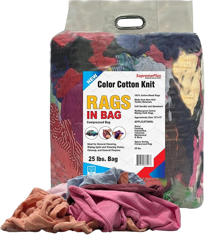 Premium Color Knit Cleaning Rags – Shop Rags Bulk by SupremePlus