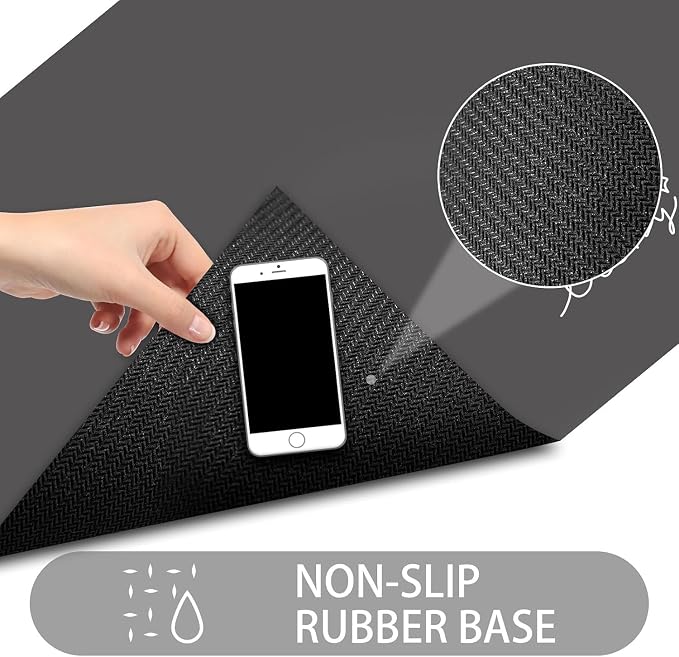 Ultra Thin Door Mat Indoor Entrance, 1/10 in Thin Door Mats - Image 4