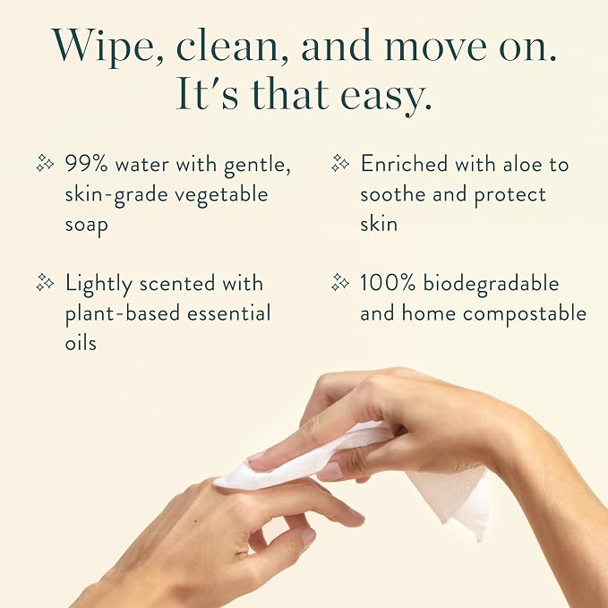 Biom Biodegradable All-Purpose Mini Wipes 8-Pack Refill - Image 4