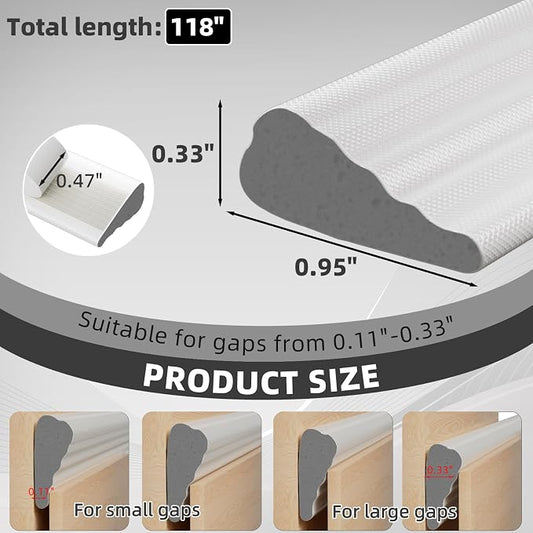 118" Wedge Weather Stripping Door Seal Strip - Image 2
