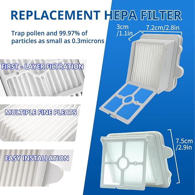 Replacement Roller Brushes & HEPA Filters Compatible - Image 5