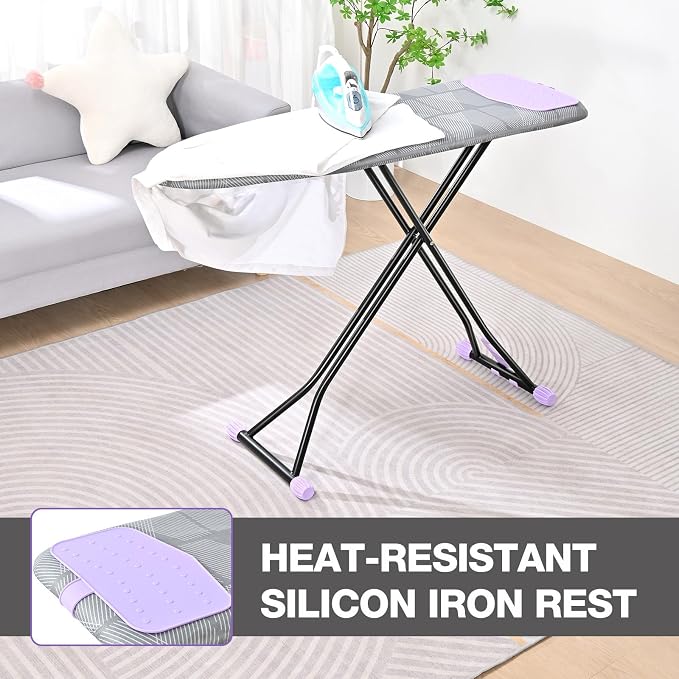 APEXCHASER Ironing Board with Iron Rest, Compact and Space Saver Iron Board - Image 3