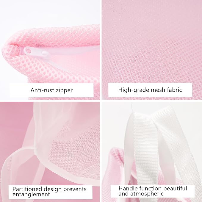 2 Pcs laundry bag with handles mesh laundry bags washing machine laundry totes - Image 3