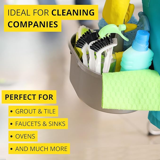 6-Pack Grout Cleaner Brush Scrub Set - Image 3