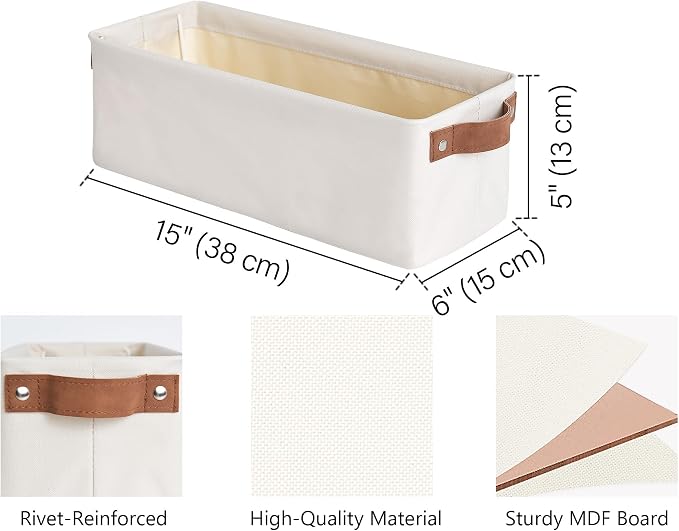 StorageWorks Narrow Storage Bins, Small Basket - Image 2