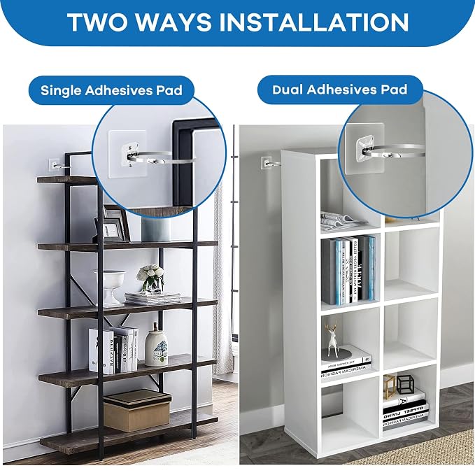 Adhesive Furniture Wall Anchors, Vinkqiado Anti Tip Furniture Safety Straps - Image 2
