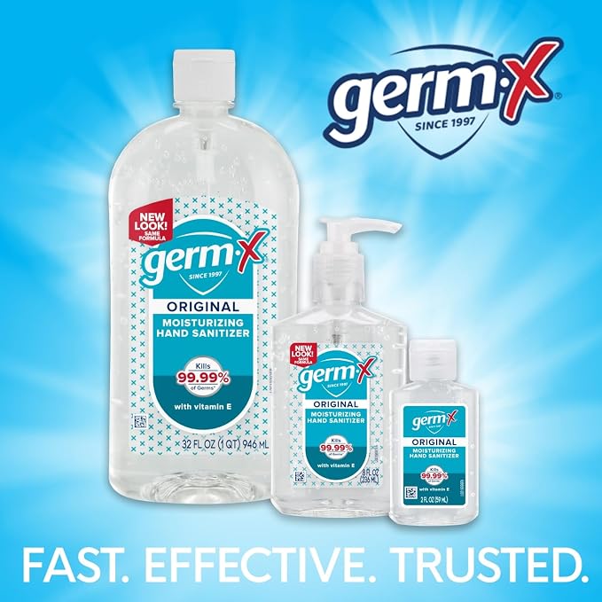 Germ-X Original Hand Sanitizer, Non-Drying Moisturizing Gel - Image 9