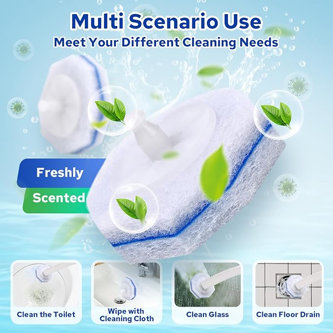 Cecailin® 60pcs Disposable Toilet Brush. Bathroom Cleaning. Disposable Bowl - Image 5