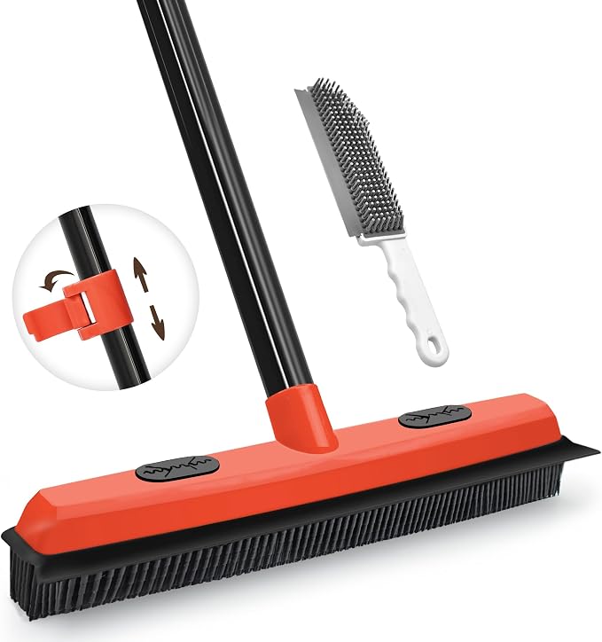 JEHONN Rubber Broom Carpet Rake Brush by JEHONN