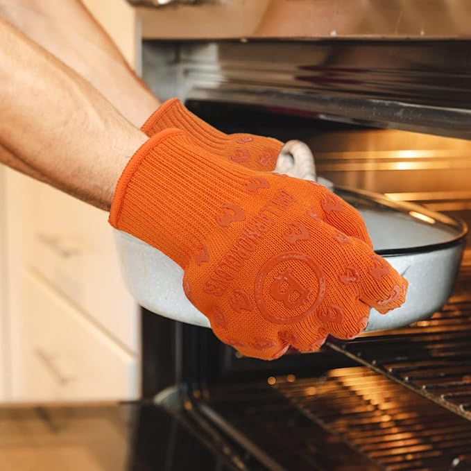 Grill Armor Oven Gloves 932°F Extreme Heat & Cut Resistant Oven Mitts - Image 5